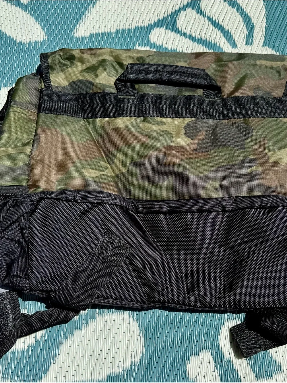 The Children's Place Camo Messenger Bag - Green & Black